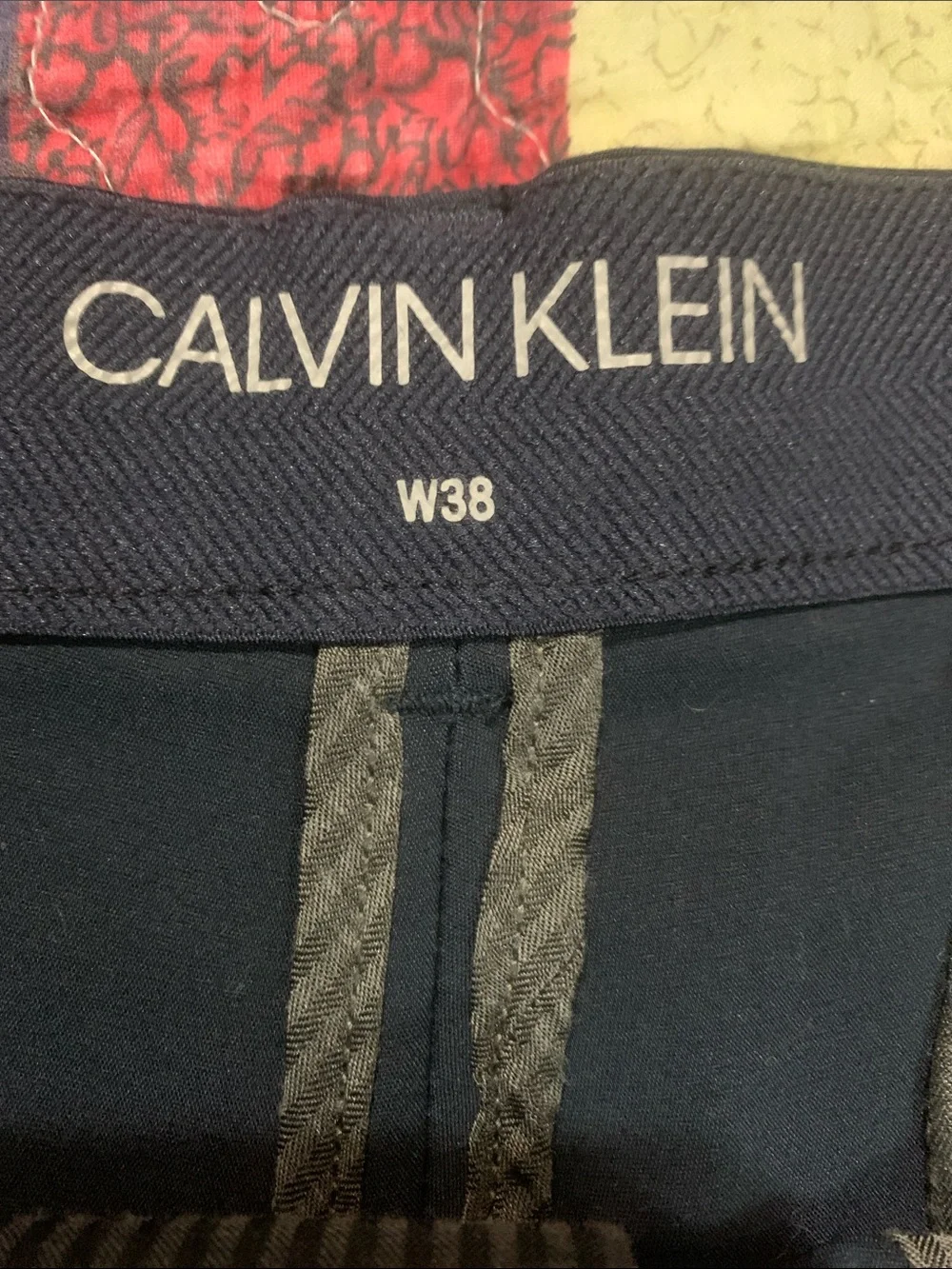 Calvin Klein Navy Hybrid Shorts with Side Utility Pocket